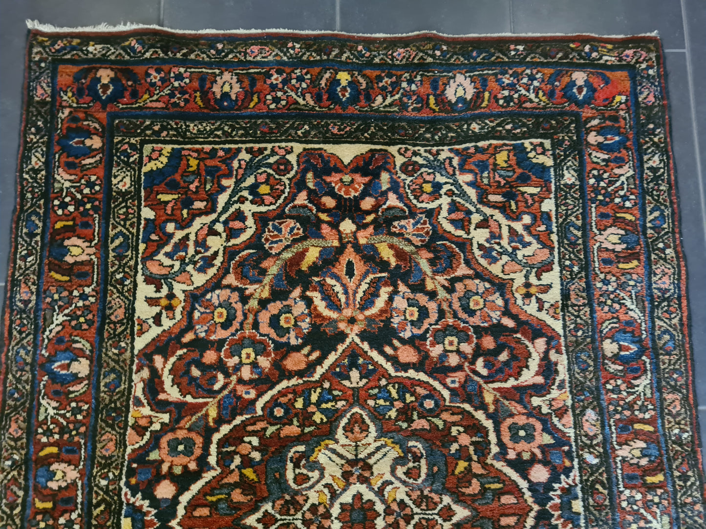 Perserteppich Orientteppich Handgeknüpfter Teppich Sarough 155x110cm