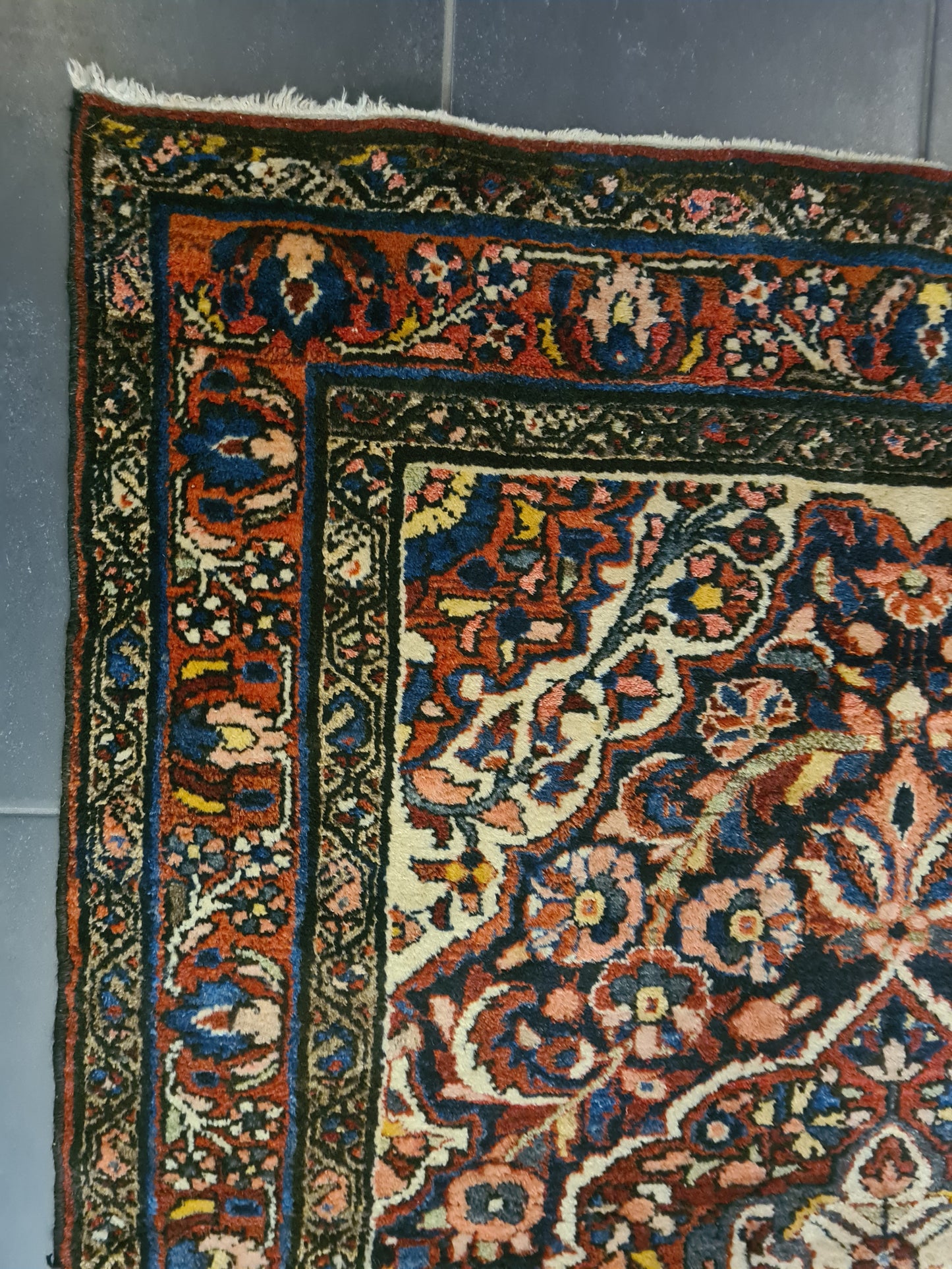 Perserteppich Orientteppich Handgeknüpfter Teppich Sarough 155x110cm