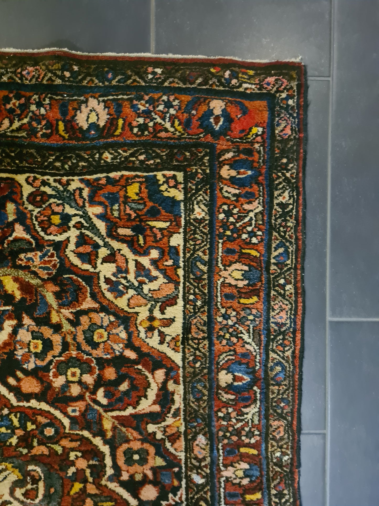 Perserteppich Orientteppich Handgeknüpfter Teppich Sarough 155x110cm