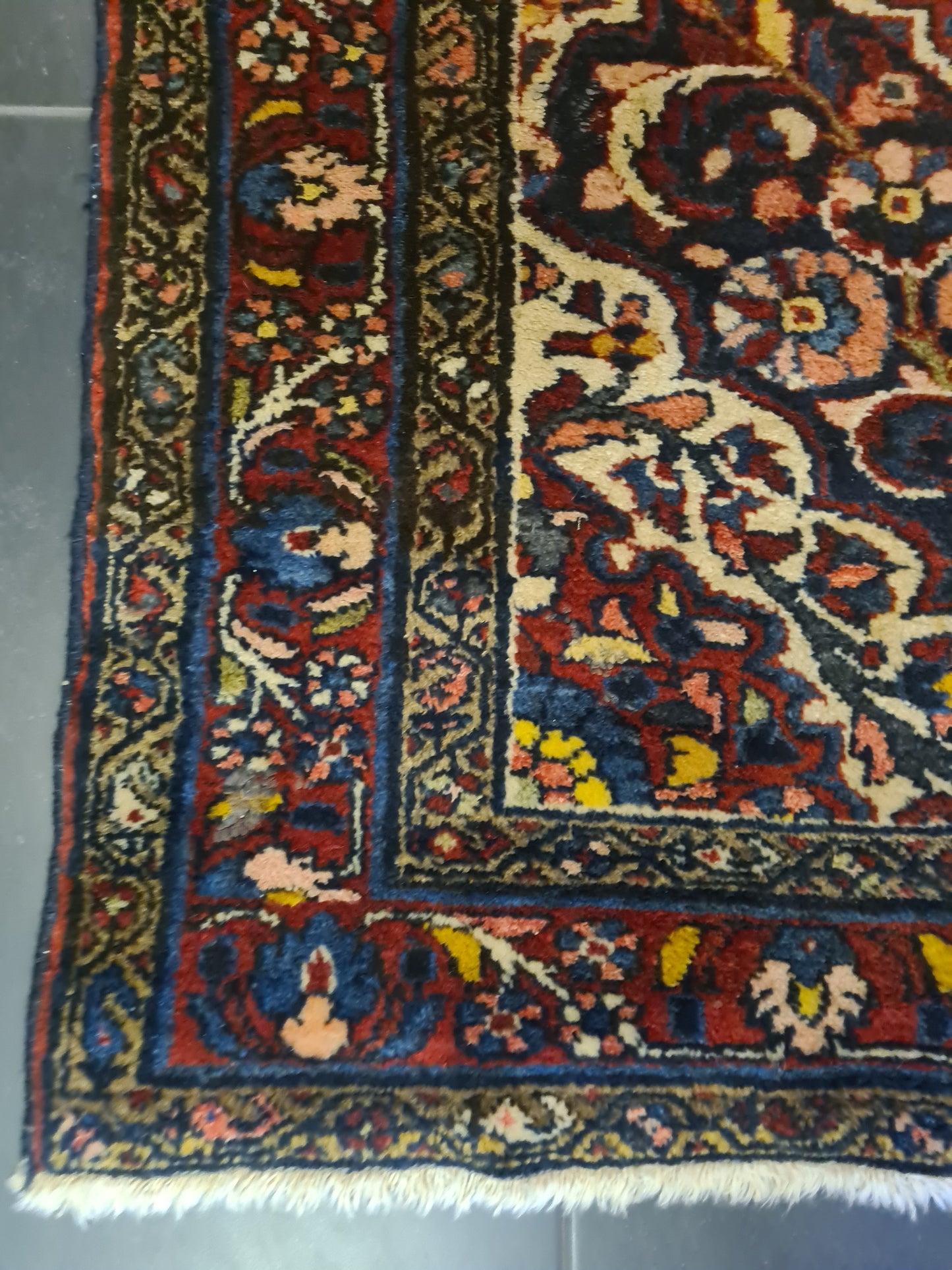 Perserteppich Orientteppich Handgeknüpfter Teppich Sarough 155x110cm