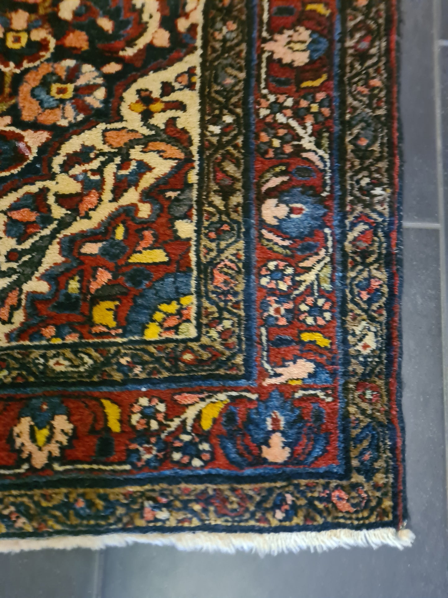 Perserteppich Orientteppich Handgeknüpfter Teppich Sarough 155x110cm