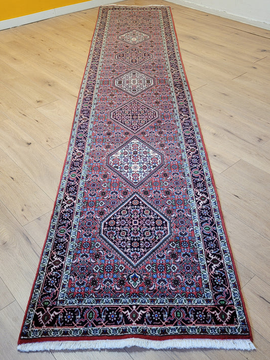 Handgeknüpfter Perser Teppich aus Korkwolle Bidjar Metallion