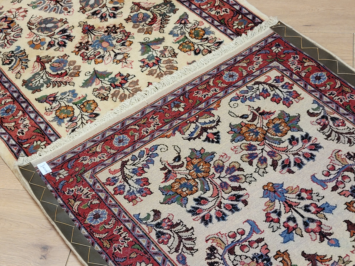 handgeknüpfter Perser Teppich aus Korkwolle mit traditionellem Sarough 80X310cm
