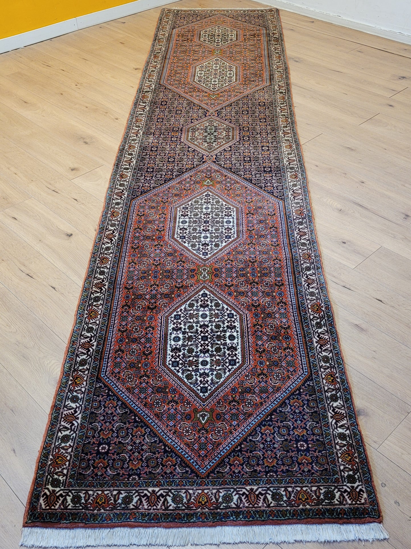 Exklusiver handgeknüpfter Bidjar-Perser Teppich aus Korkwolle