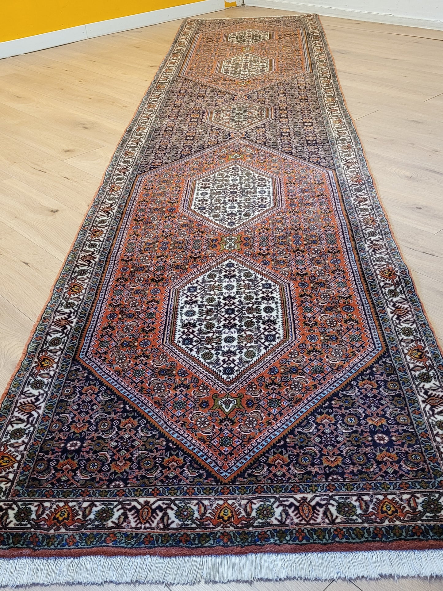 Exklusiver handgeknüpfter Bidjar-Perser Teppich aus Korkwolle