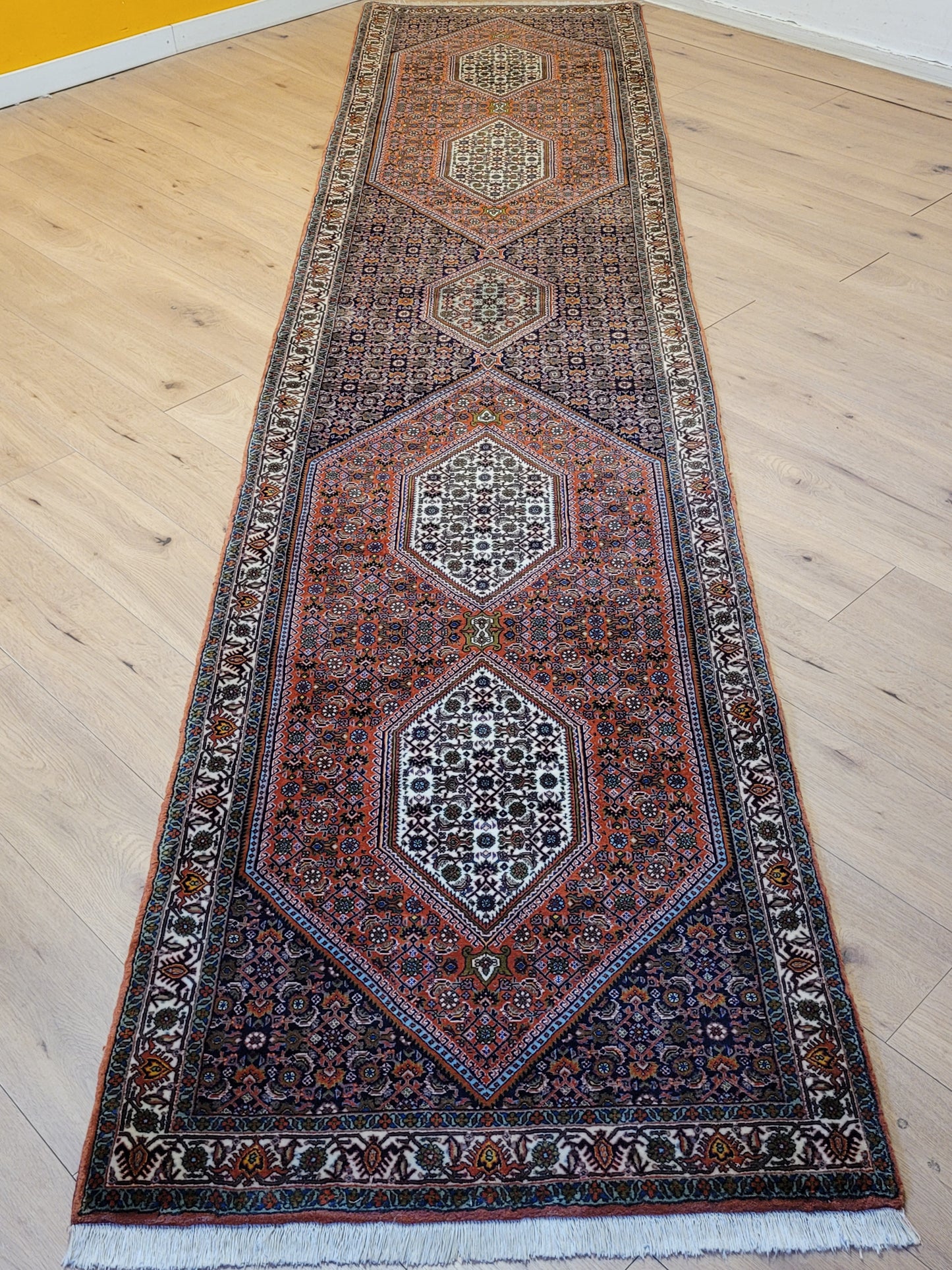 Exklusiver handgeknüpfter Bidjar-Perser Teppich aus Korkwolle