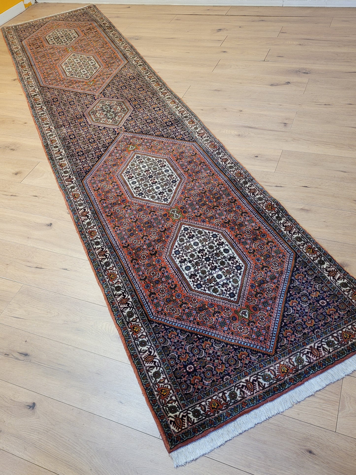 Exklusiver handgeknüpfter Bidjar-Perser Teppich aus Korkwolle