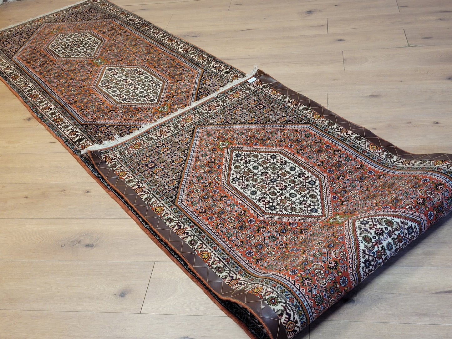 Exklusiver handgeknüpfter Bidjar-Perser Teppich aus Korkwolle