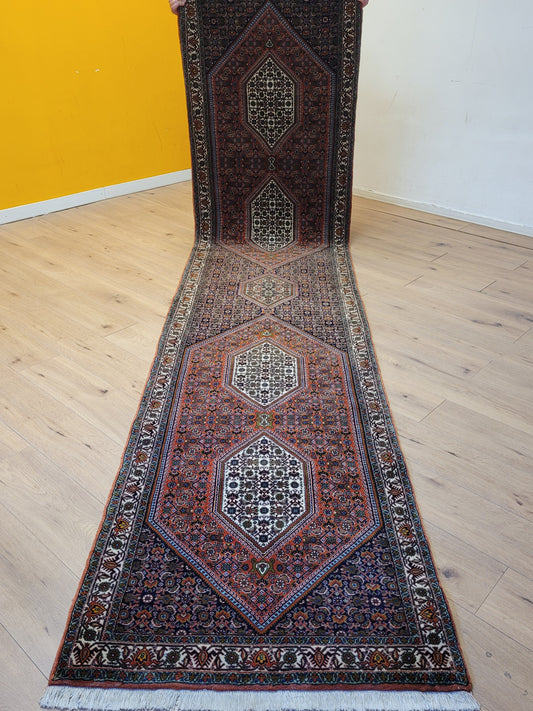 Exklusiver handgeknüpfter Bidjar-Perser Teppich aus Korkwolle