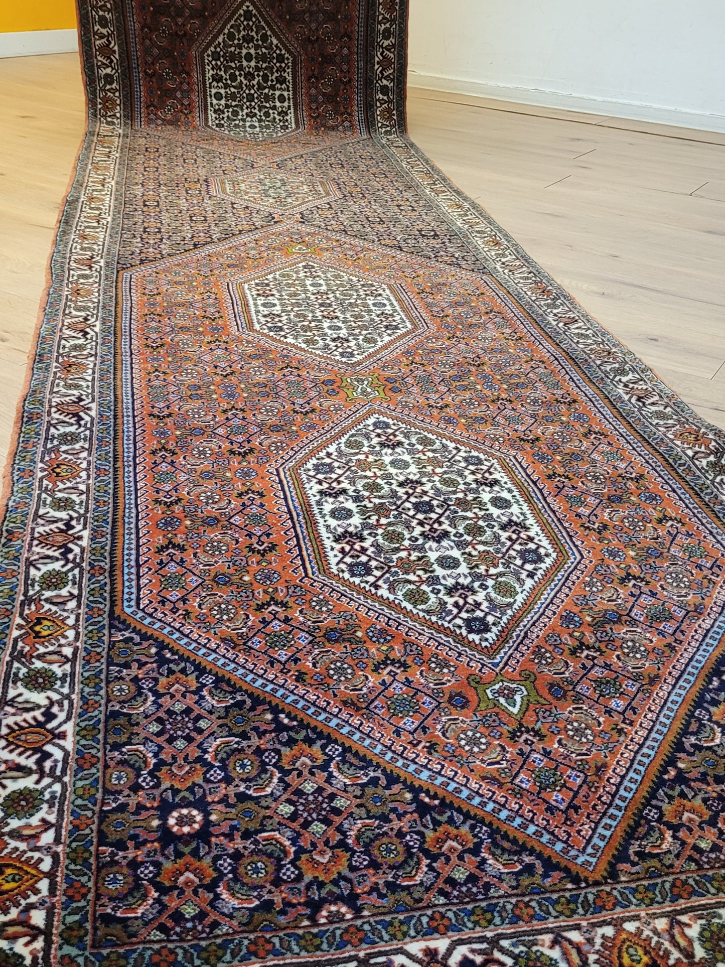 Exklusiver handgeknüpfter Bidjar-Perser Teppich aus Korkwolle