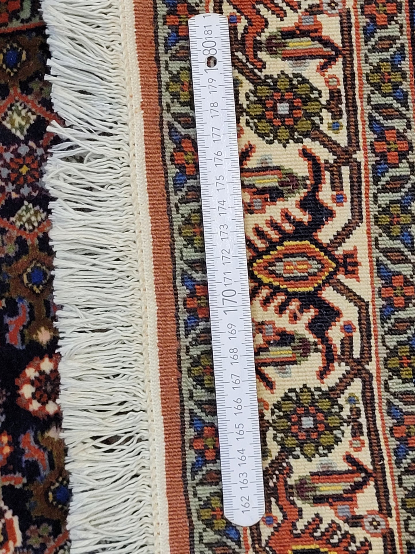 Exklusiver handgeknüpfter Bidjar-Perser Teppich aus Korkwolle