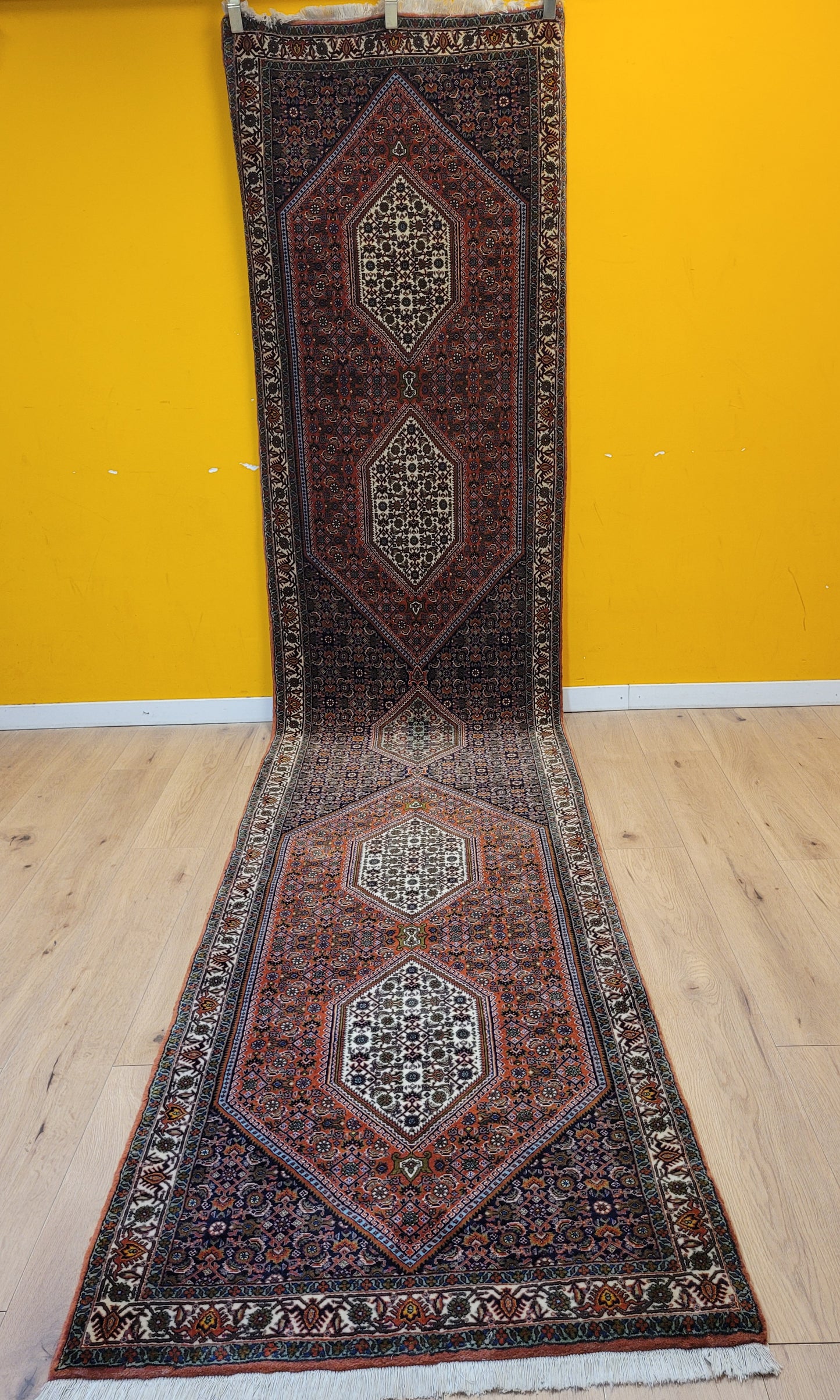 Exklusiver handgeknüpfter Bidjar-Perser Teppich aus Korkwolle