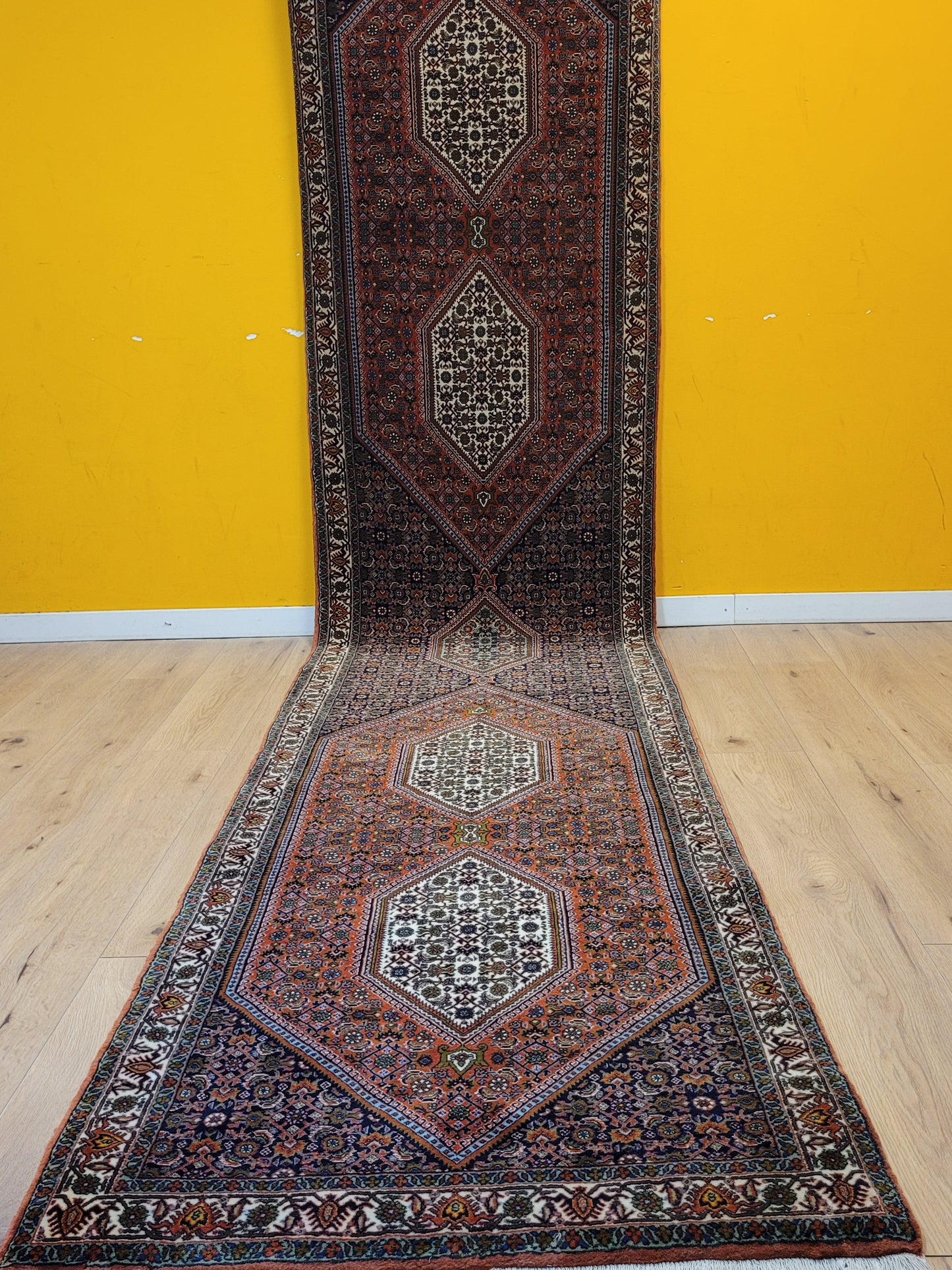 Exklusiver handgeknüpfter Bidjar-Perser Teppich aus Korkwolle