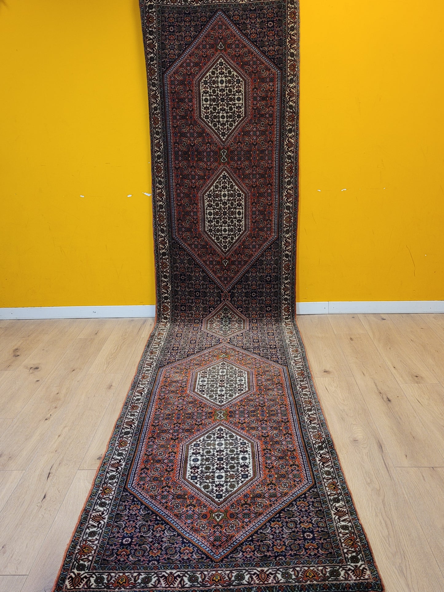 Exklusiver handgeknüpfter Bidjar-Perser Teppich aus Korkwolle