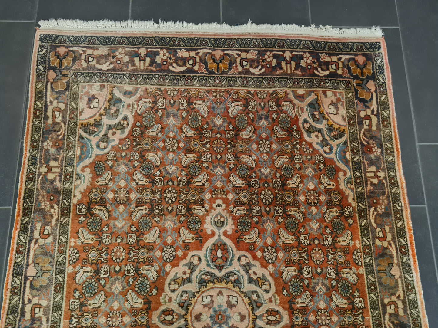 Perserteppich Orientteppich Handgeknüpfter Teppich Bidjar 180x115cm