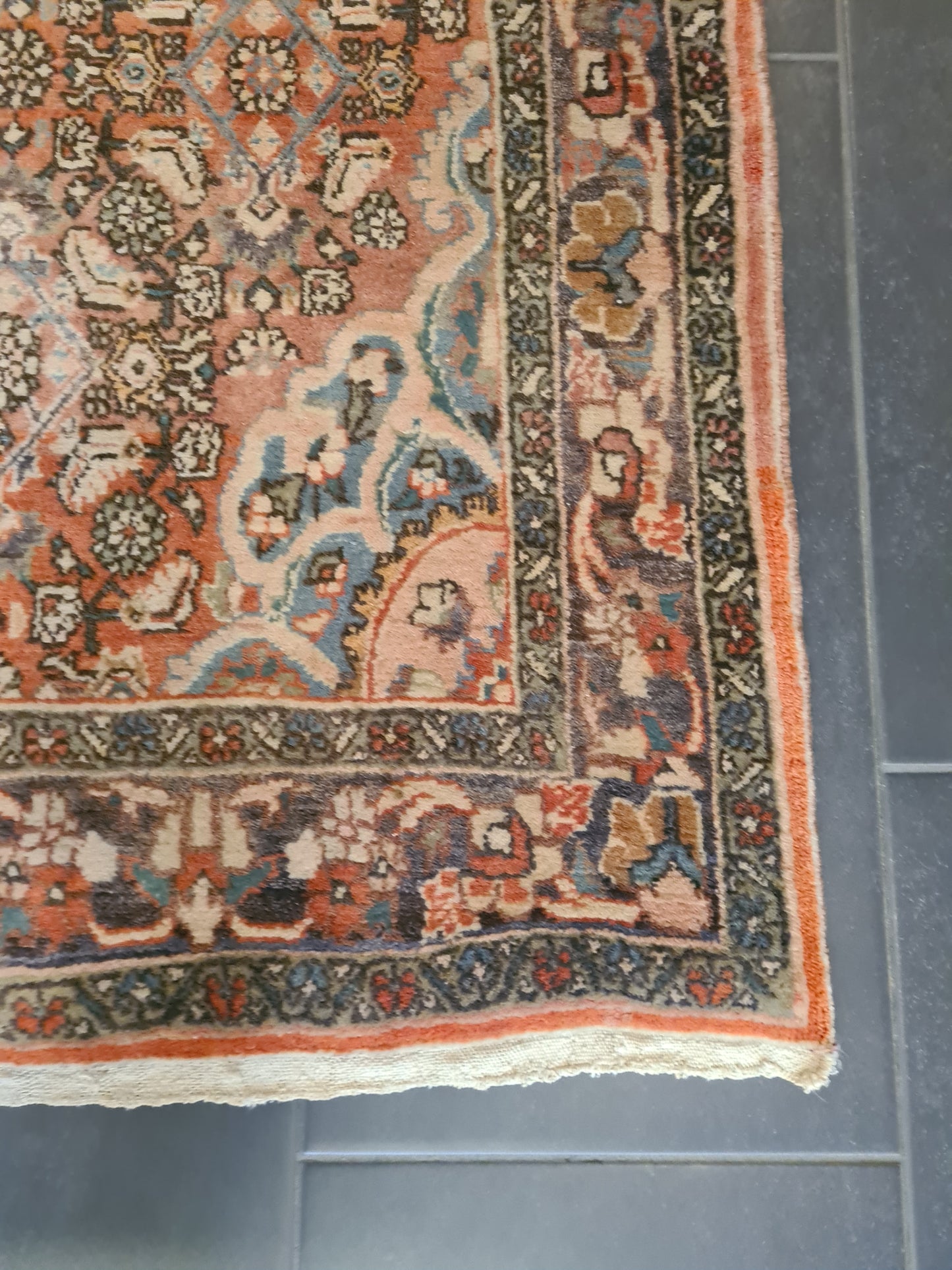 Perserteppich Orientteppich Handgeknüpfter Teppich Bidjar 180x115cm