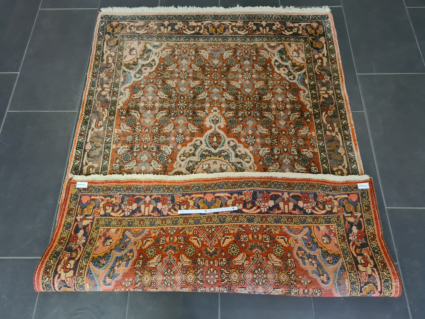 Perserteppich Orientteppich Handgeknüpfter Teppich Bidjar 180x115cm