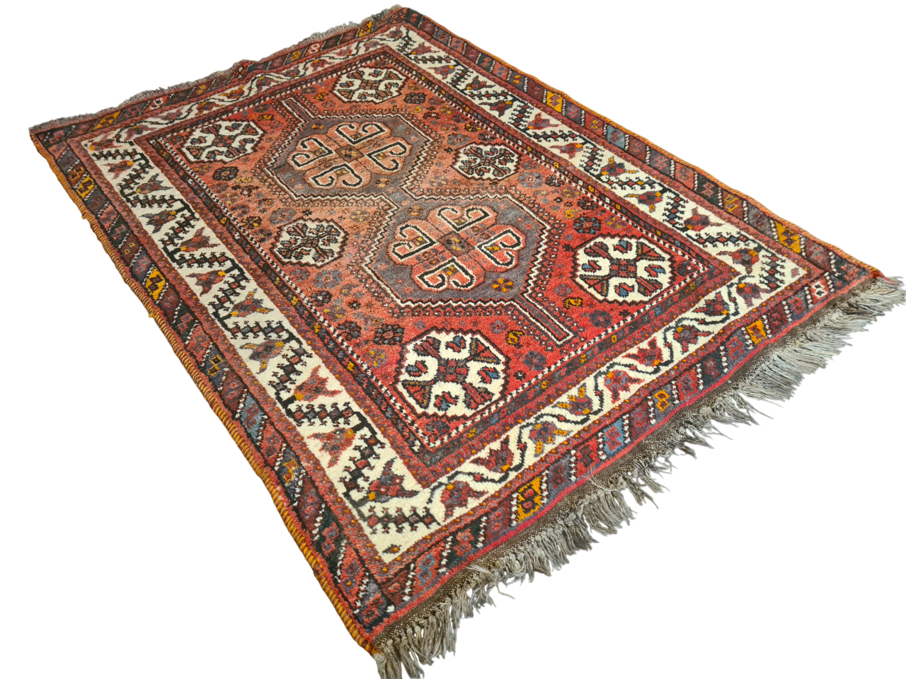 Perserteppich Orientteppich Handgeknüpfter Teppich Shriraz 165x120cm