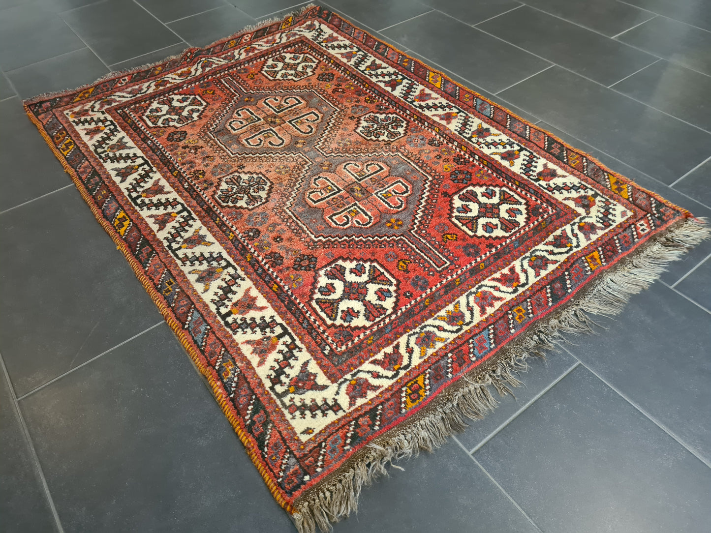 Perserteppich Orientteppich Handgeknüpfter Teppich Shriraz 165x120cm
