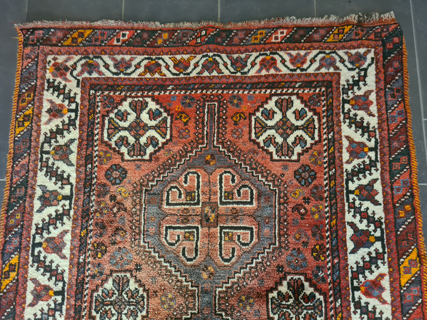 Perserteppich Orientteppich Handgeknüpfter Teppich Shriraz 165x120cm