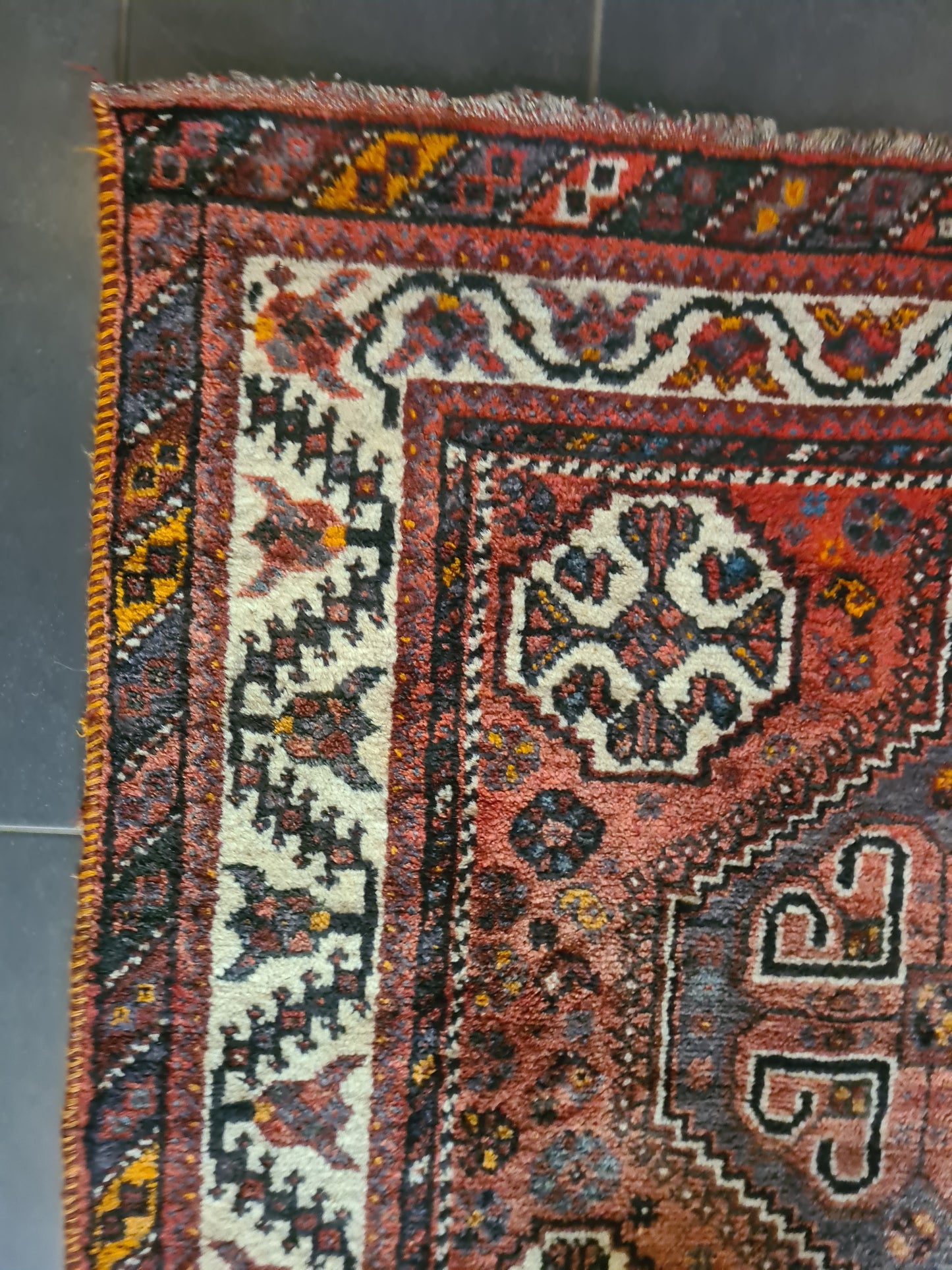 Perserteppich Orientteppich Handgeknüpfter Teppich Shriraz 165x120cm