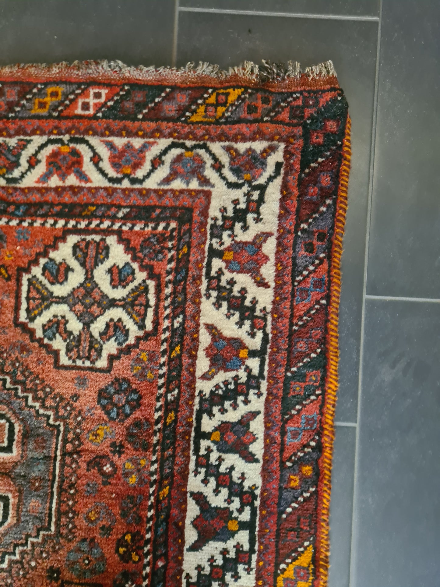 Perserteppich Orientteppich Handgeknüpfter Teppich Shriraz 165x120cm