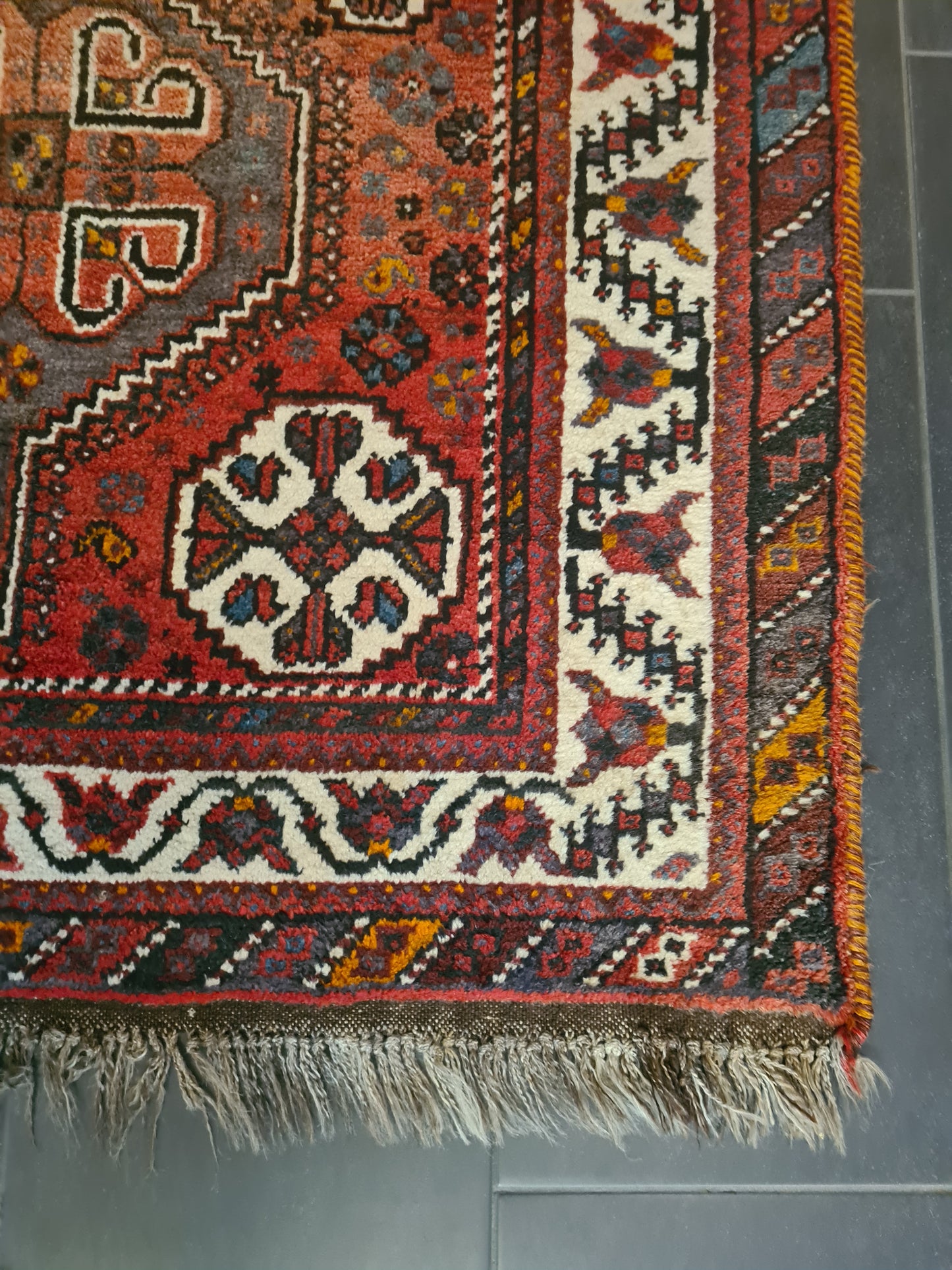 Perserteppich Orientteppich Handgeknüpfter Teppich Shriraz 165x120cm