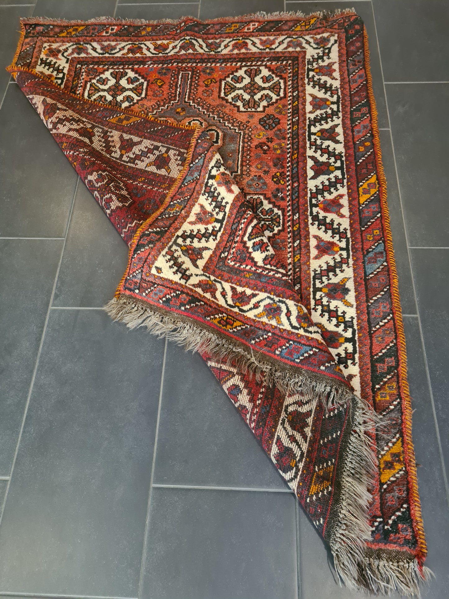 Perserteppich Orientteppich Handgeknüpfter Teppich Shriraz 165x120cm