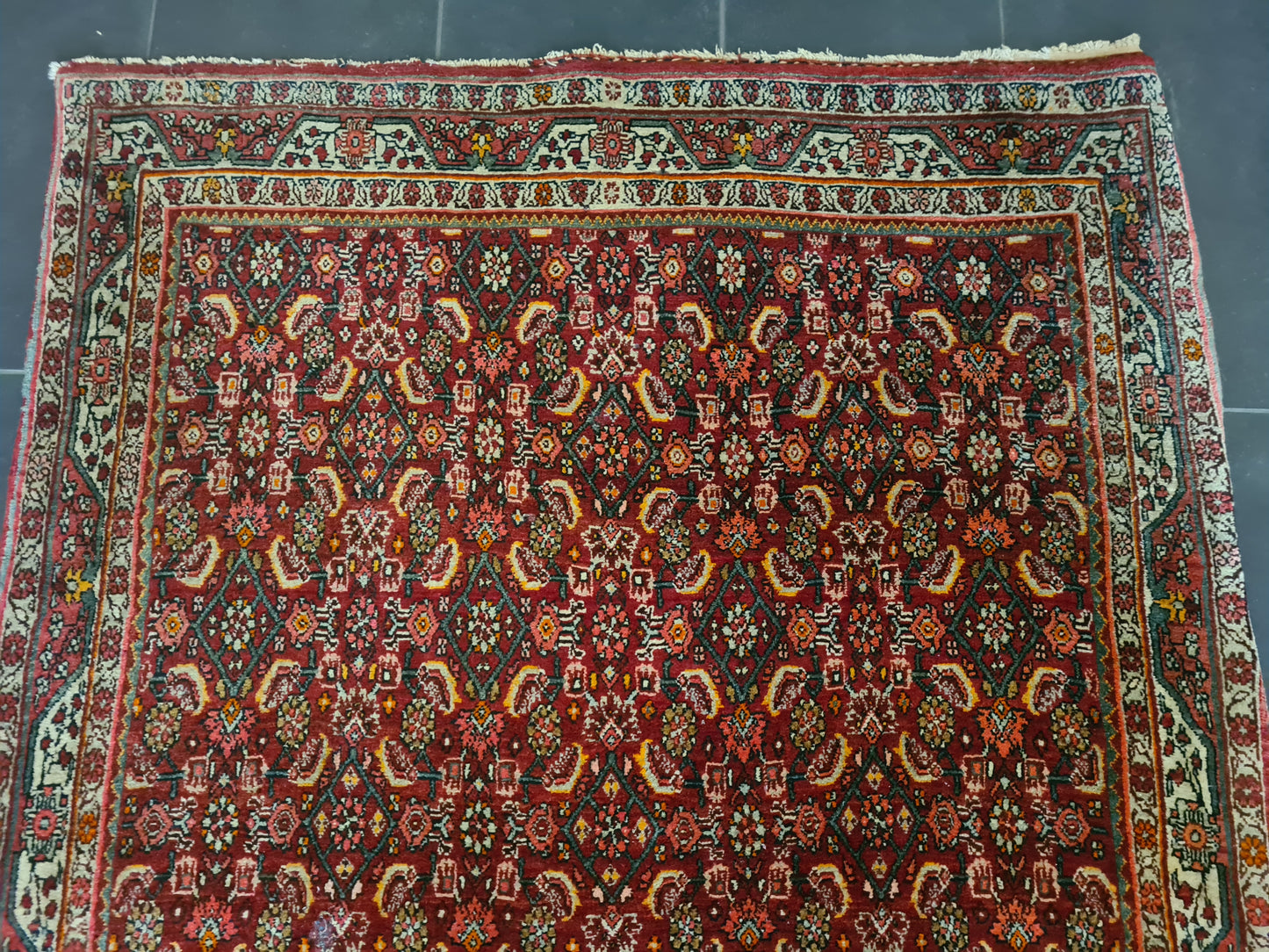 Perserteppich Orientteppich Handgeknüpfter Teppich Bidjar 165x115cm