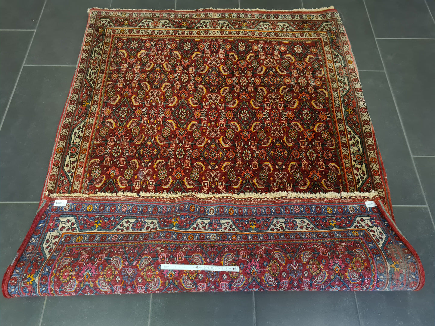 Perserteppich Orientteppich Handgeknüpfter Teppich Bidjar 165x115cm