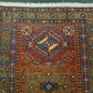 Perserteppich Orientteppich Handgeknüpfter Teppich Heris 145x95cm