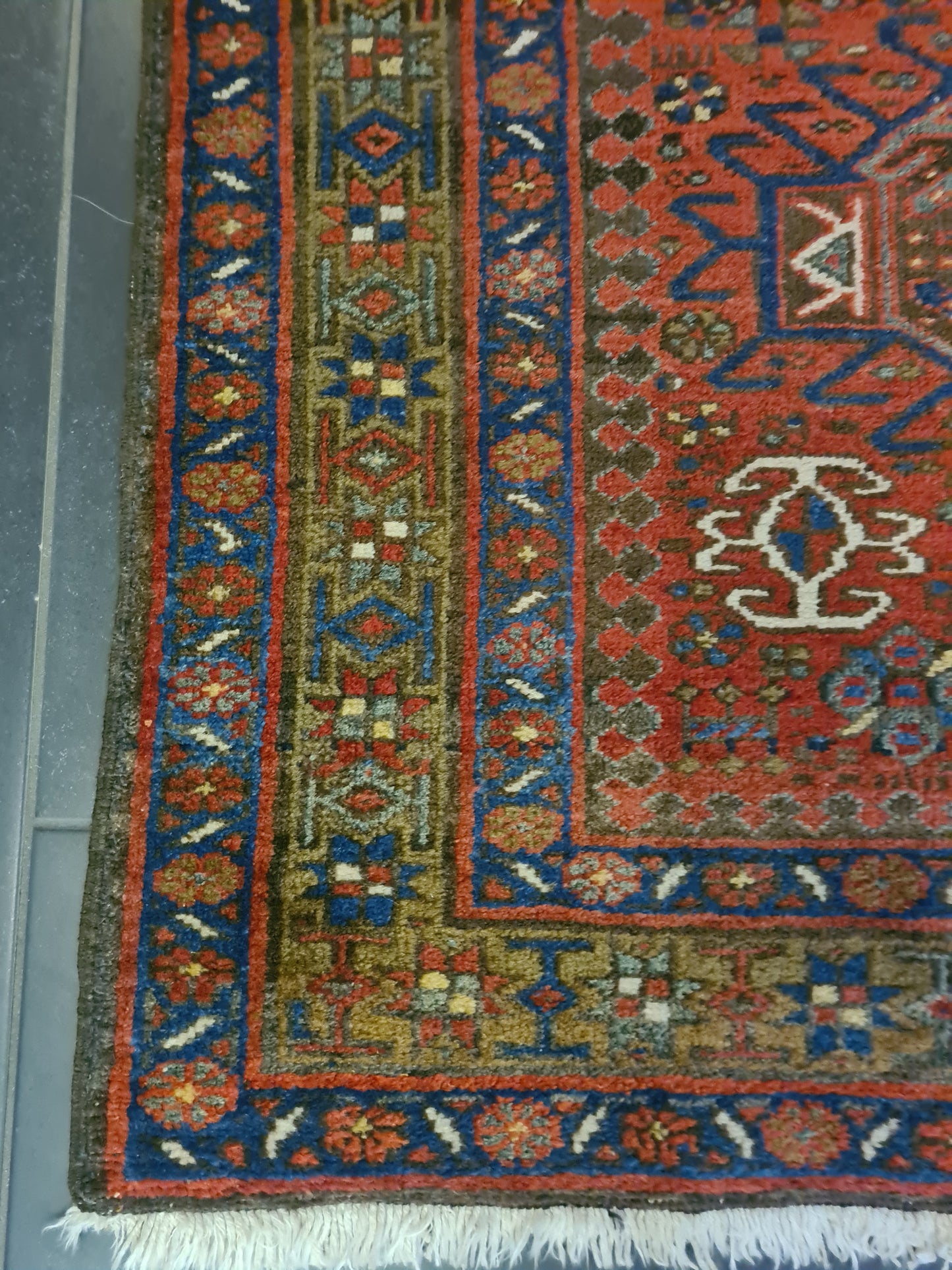 Perserteppich Orientteppich Handgeknüpfter Teppich Heris 145x95cm