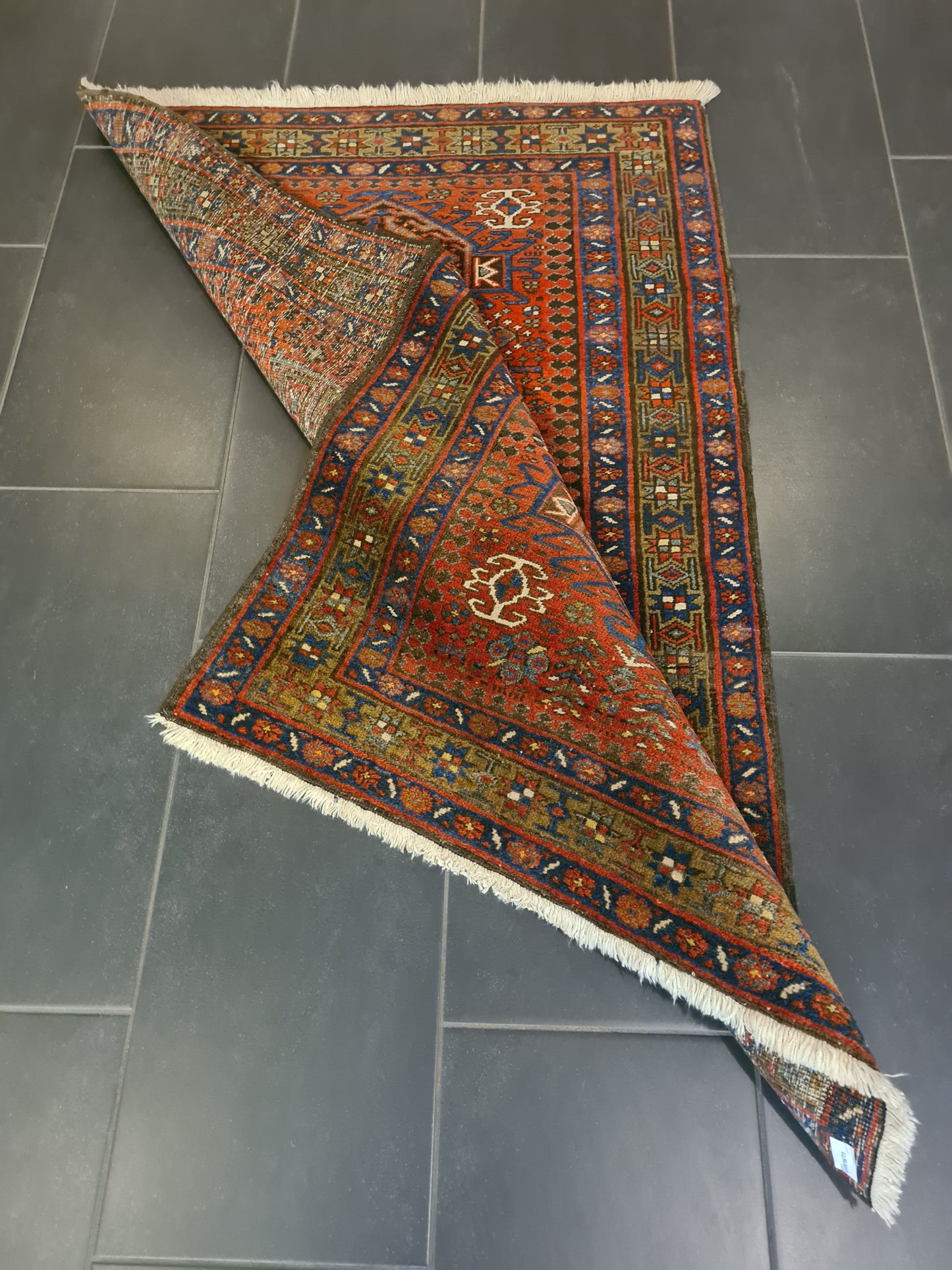 Perserteppich Orientteppich Handgeknüpfter Teppich Heris 145x95cm