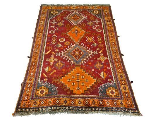 Perserteppich Orientteppich Handgeknüpfter Teppich Shiraz 200x130cm