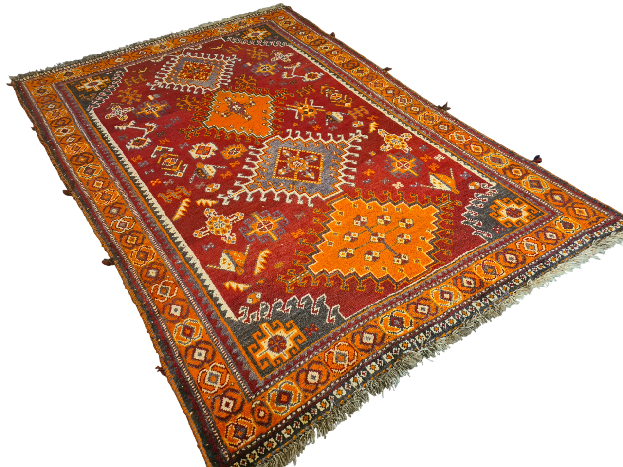 Perserteppich Orientteppich Handgeknüpfter Teppich Shiraz 200x130cm