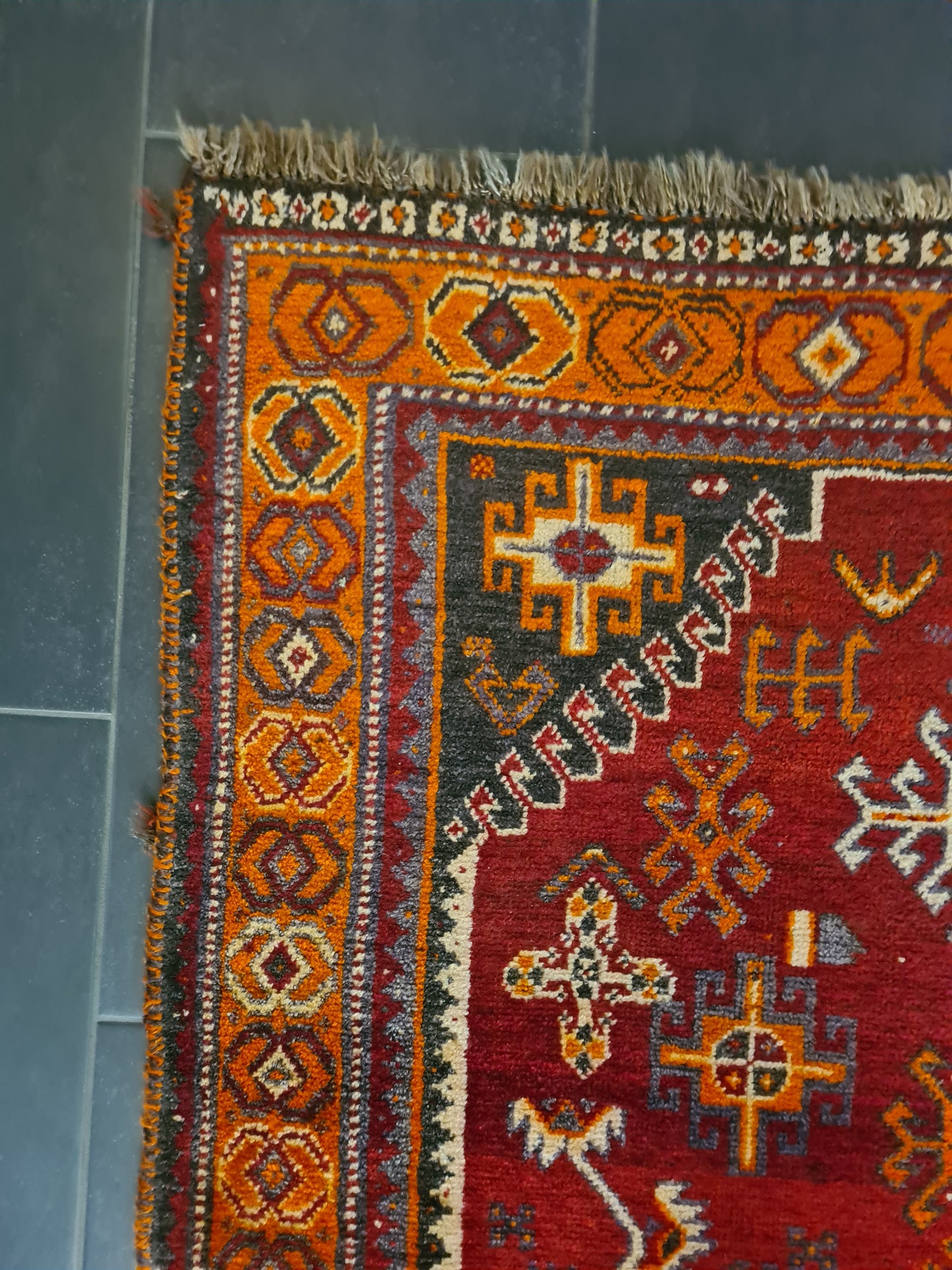 Perserteppich Orientteppich Handgeknüpfter Teppich Shiraz 200x130cm