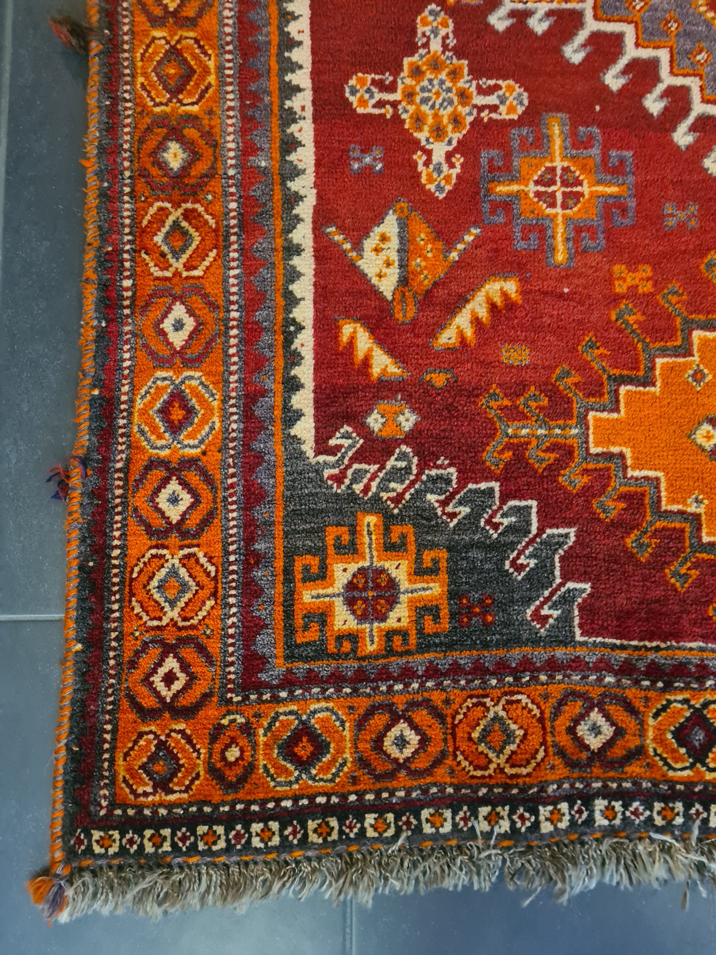 Perserteppich Orientteppich Handgeknüpfter Teppich Shiraz 200x130cm