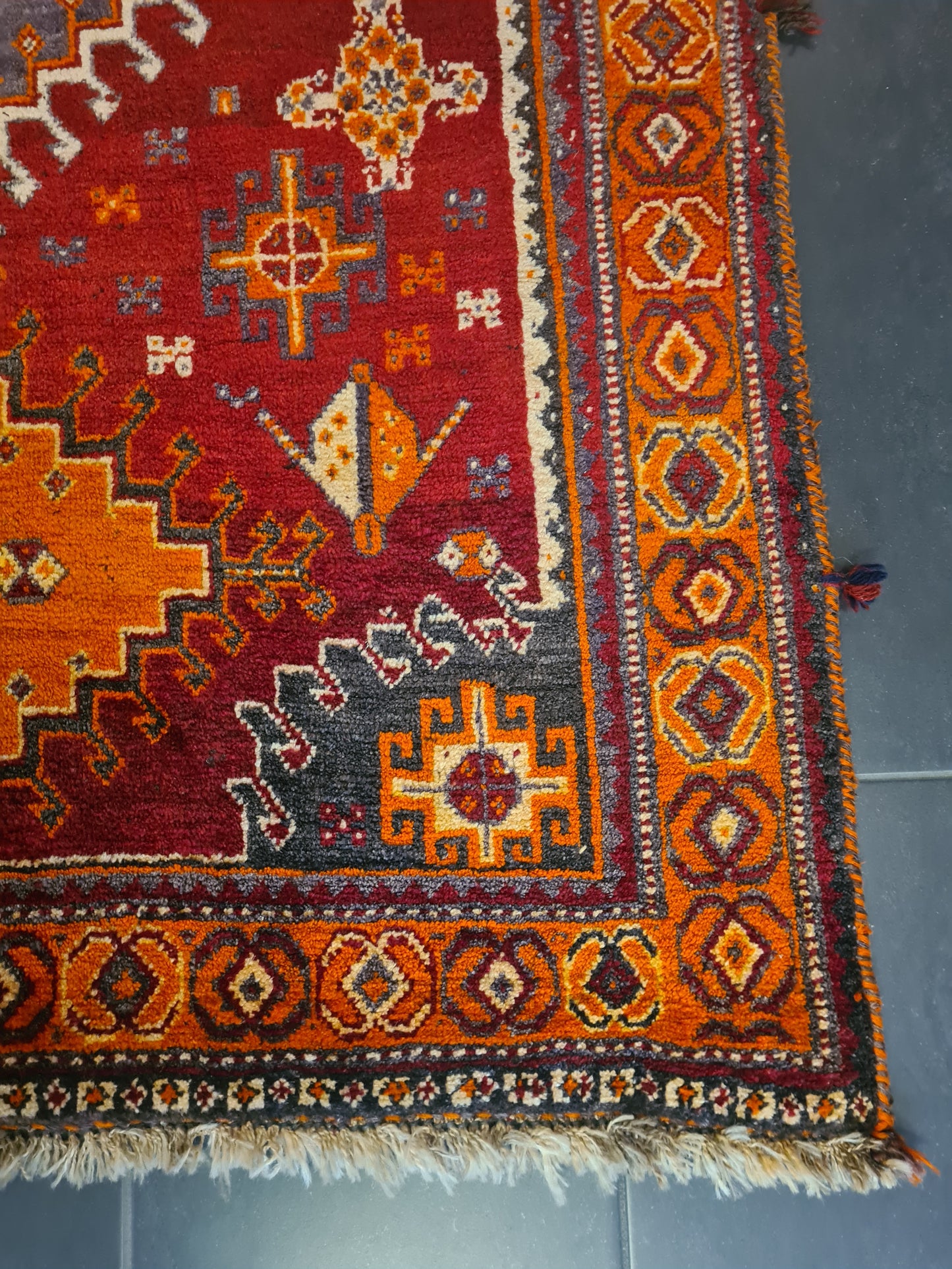 Perserteppich Orientteppich Handgeknüpfter Teppich Shiraz 200x130cm