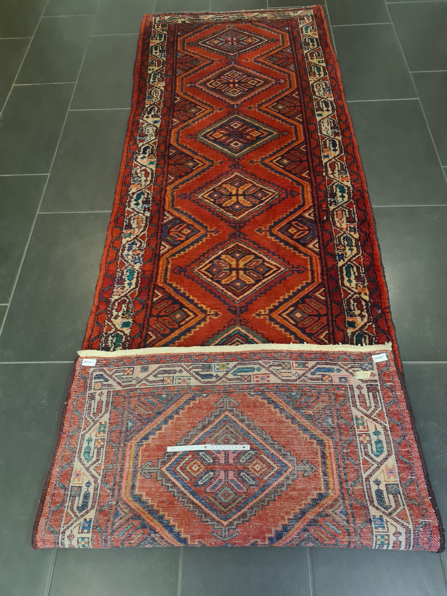 Perserteppich Orientteppich Handgeknüpfter Teppich Malaya 300x95cm