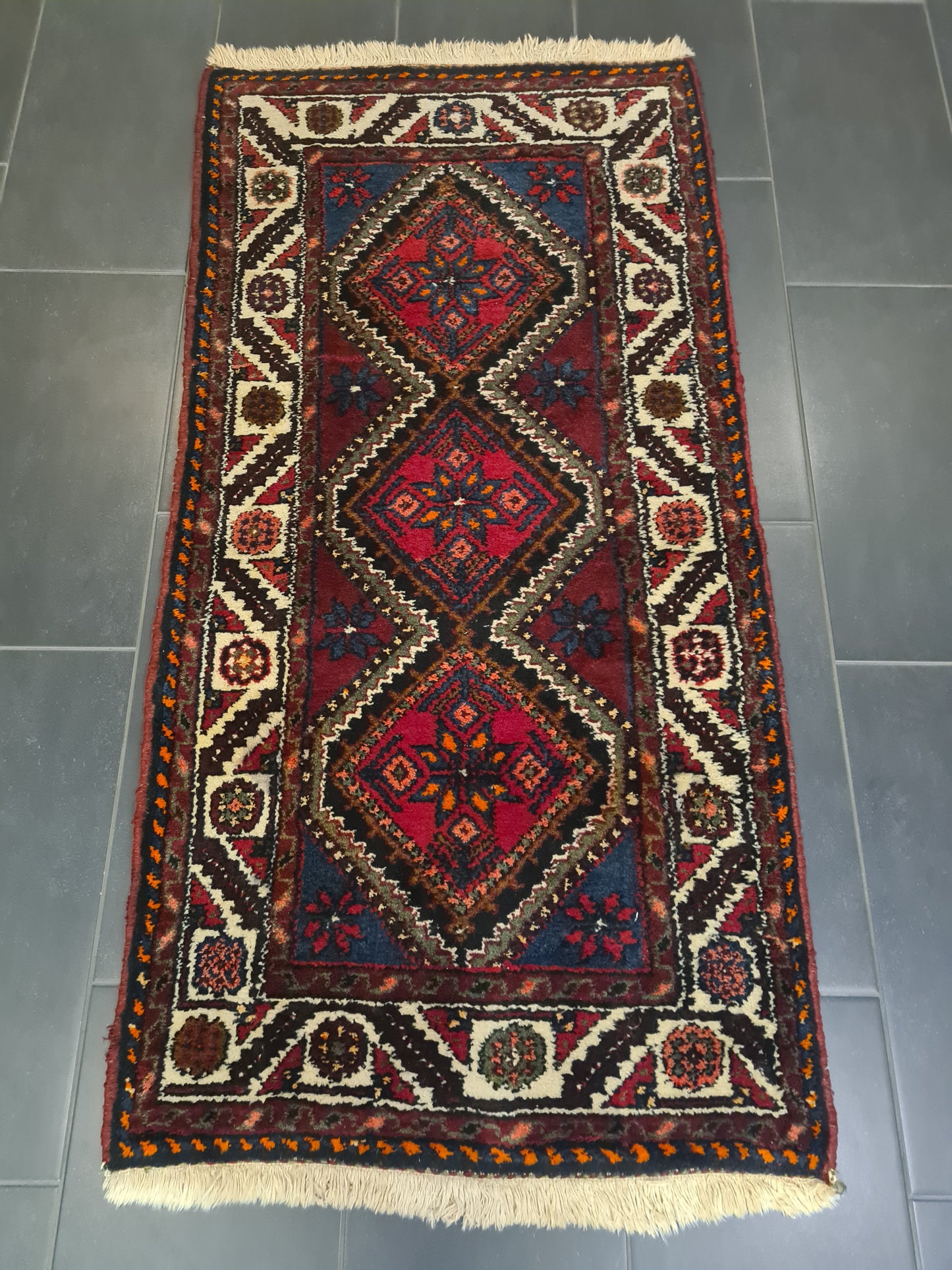 Perserteppich Orientteppich Handgeknüpfter Teppich Bachtiar 170x80cm