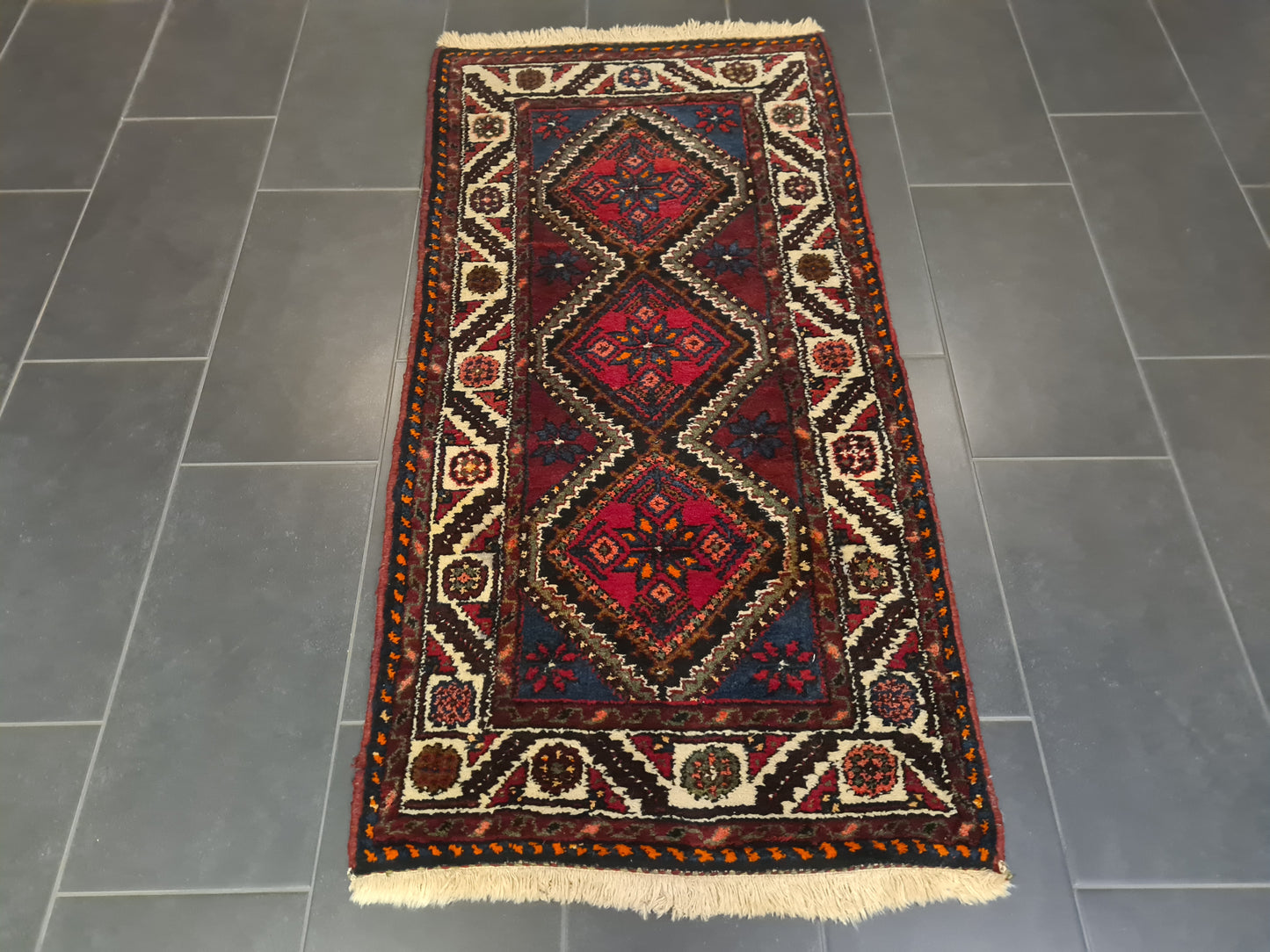 Perserteppich Orientteppich Handgeknüpfter Teppich Bachtiar 170x80cm