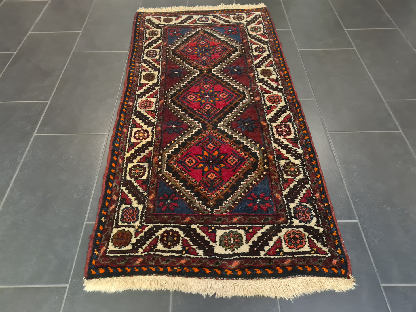Perserteppich Orientteppich Handgeknüpfter Teppich Bachtiar 170x80cm