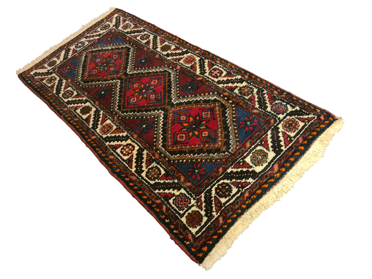 Perserteppich Orientteppich Handgeknüpfter Teppich Bachtiar 170x80cm