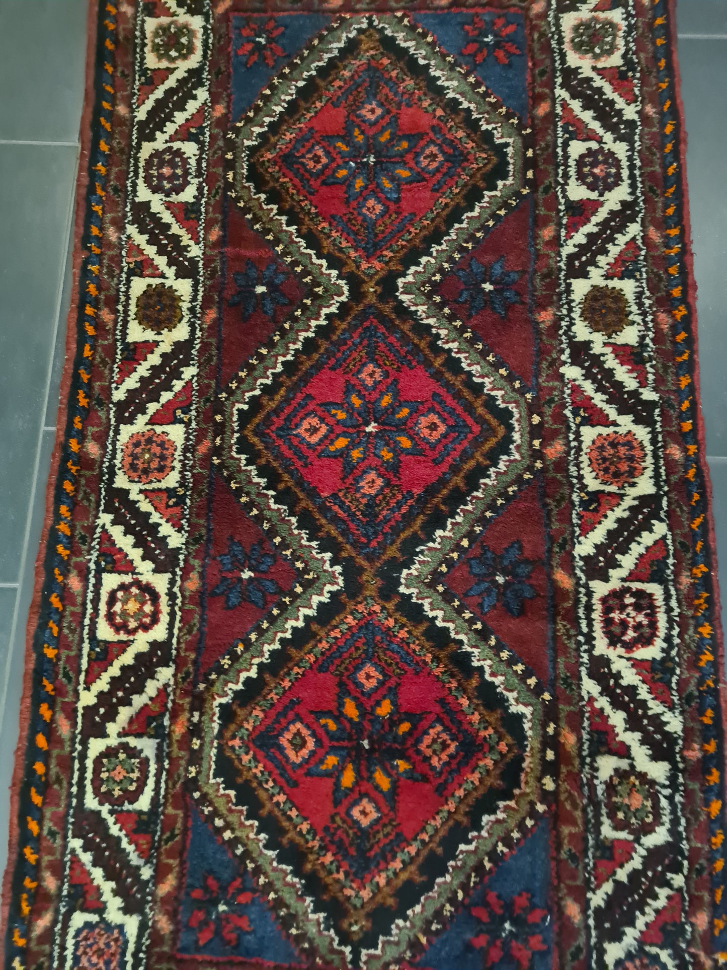 Perserteppich Orientteppich Handgeknüpfter Teppich Bachtiar 170x80cm