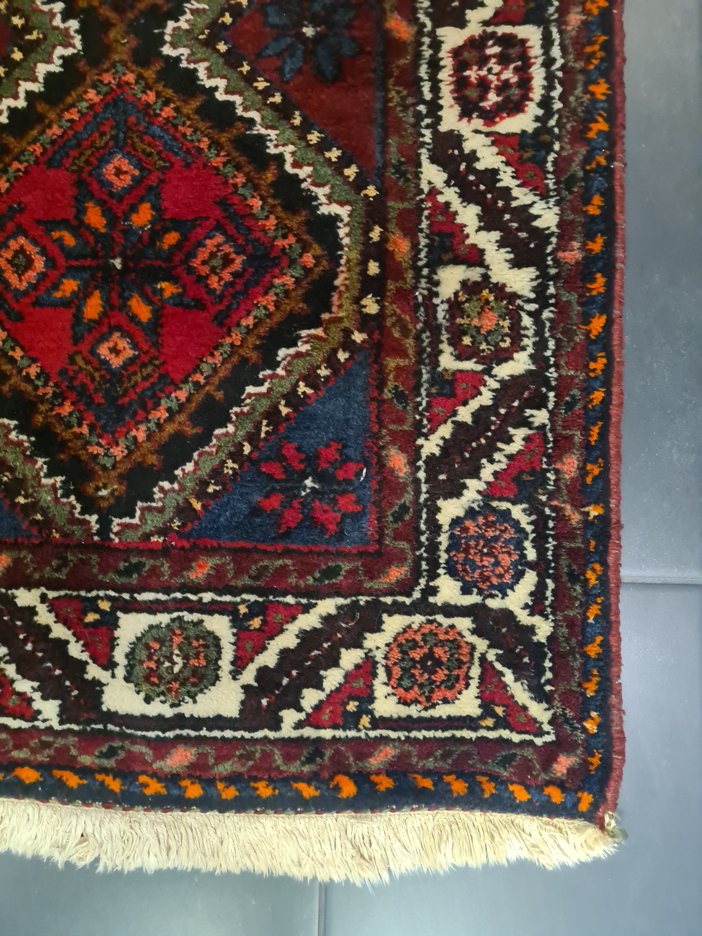 Perserteppich Orientteppich Handgeknüpfter Teppich Bachtiar 170x80cm