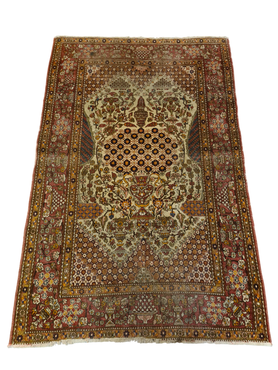 Perserteppich Orientteppich Handgeknüpfter Teppich Isfahan 220x140cm