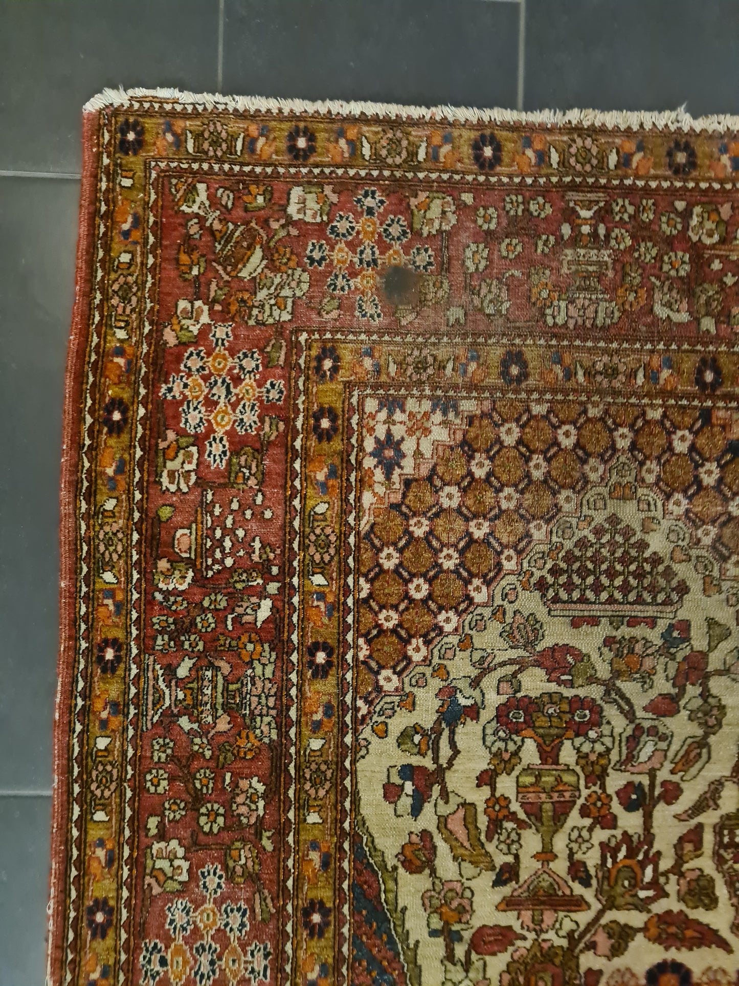 Perserteppich Orientteppich Handgeknüpfter Teppich Isfahan 220x140cm