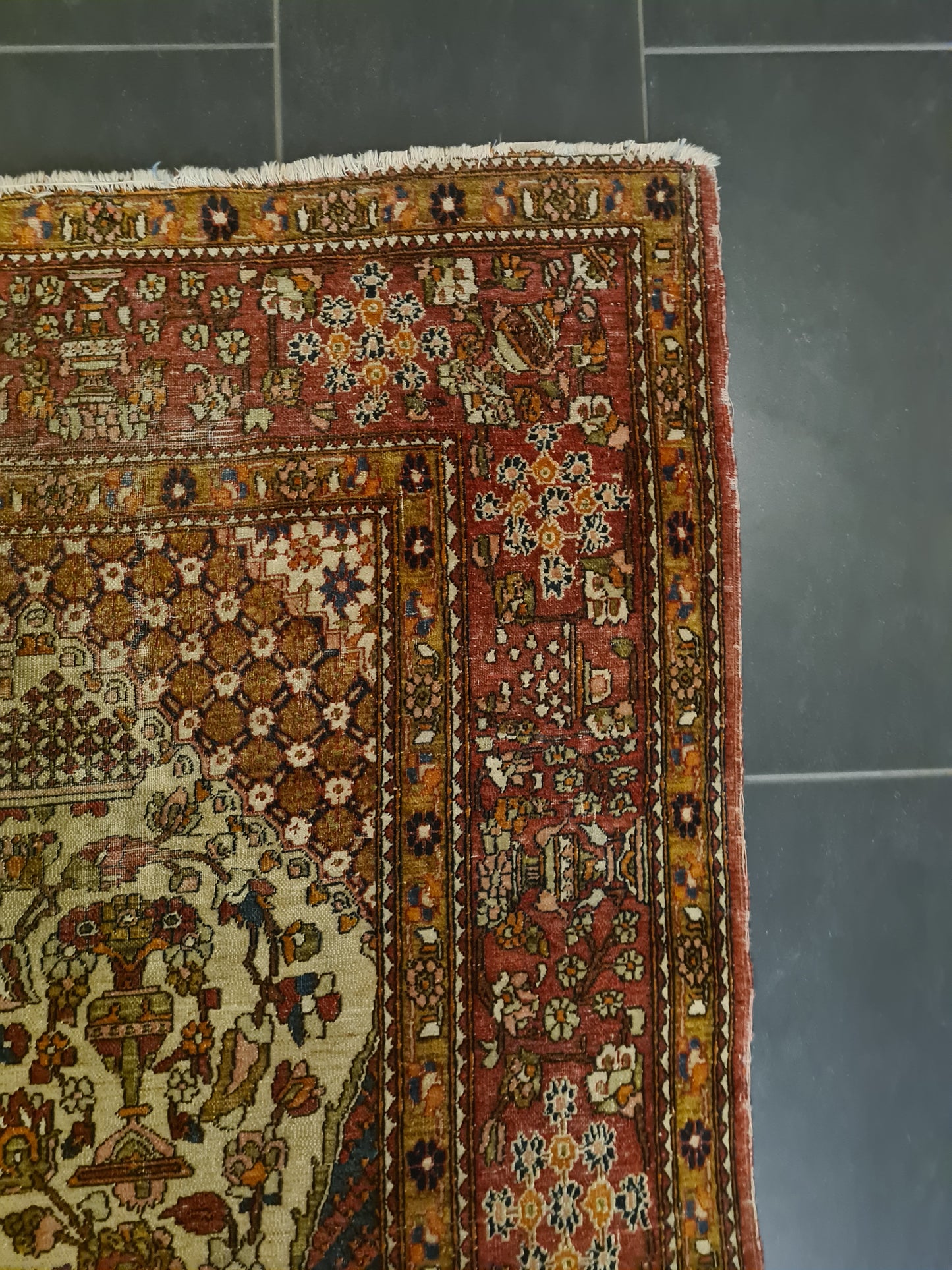Perserteppich Orientteppich Handgeknüpfter Teppich Isfahan 220x140cm