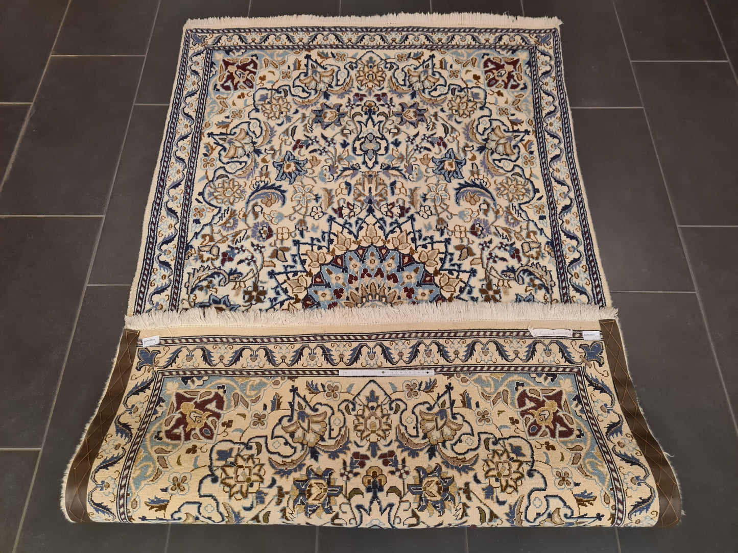 Perserteppich Orientteppich Handgeknüpfter Teppich Nain 200x120cm