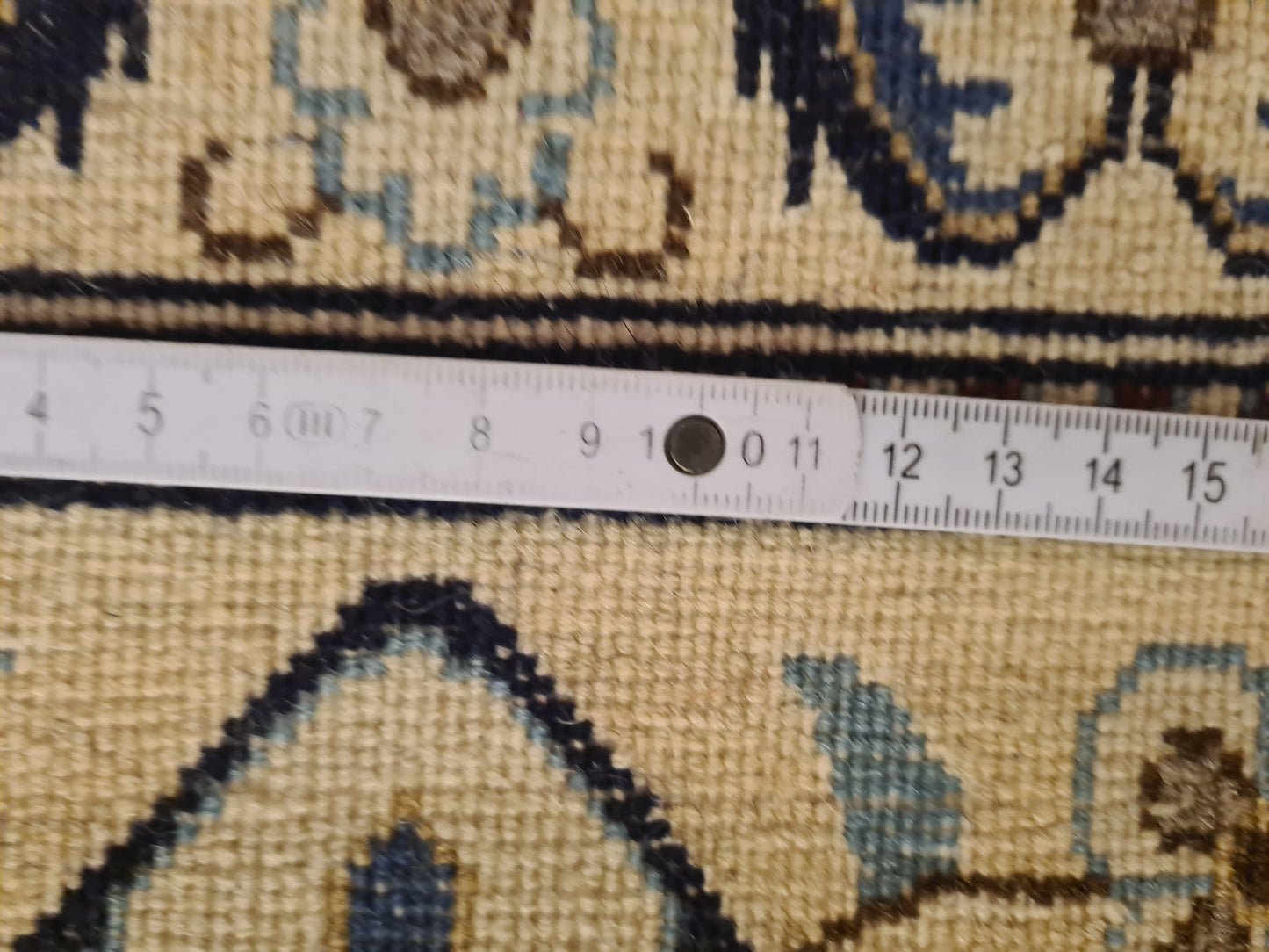 Perserteppich Orientteppich Handgeknüpfter Teppich Nain 200x120cm